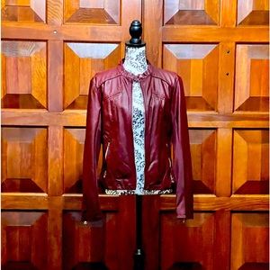 Guess Faux Leather Jacket XL